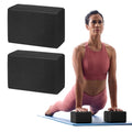 Gaiam EVA foam yoga block in neutral color showing beveled edges, non-slip surface
