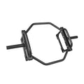 Black CAP trap/shrug bar with elevated handles and 500 lb capacity