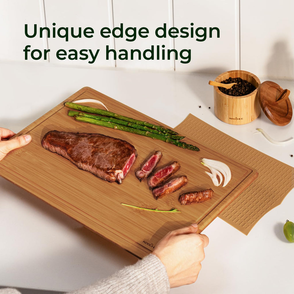 Keechee 2Pcs Cutting Board Set with Non-slip Mat image 7