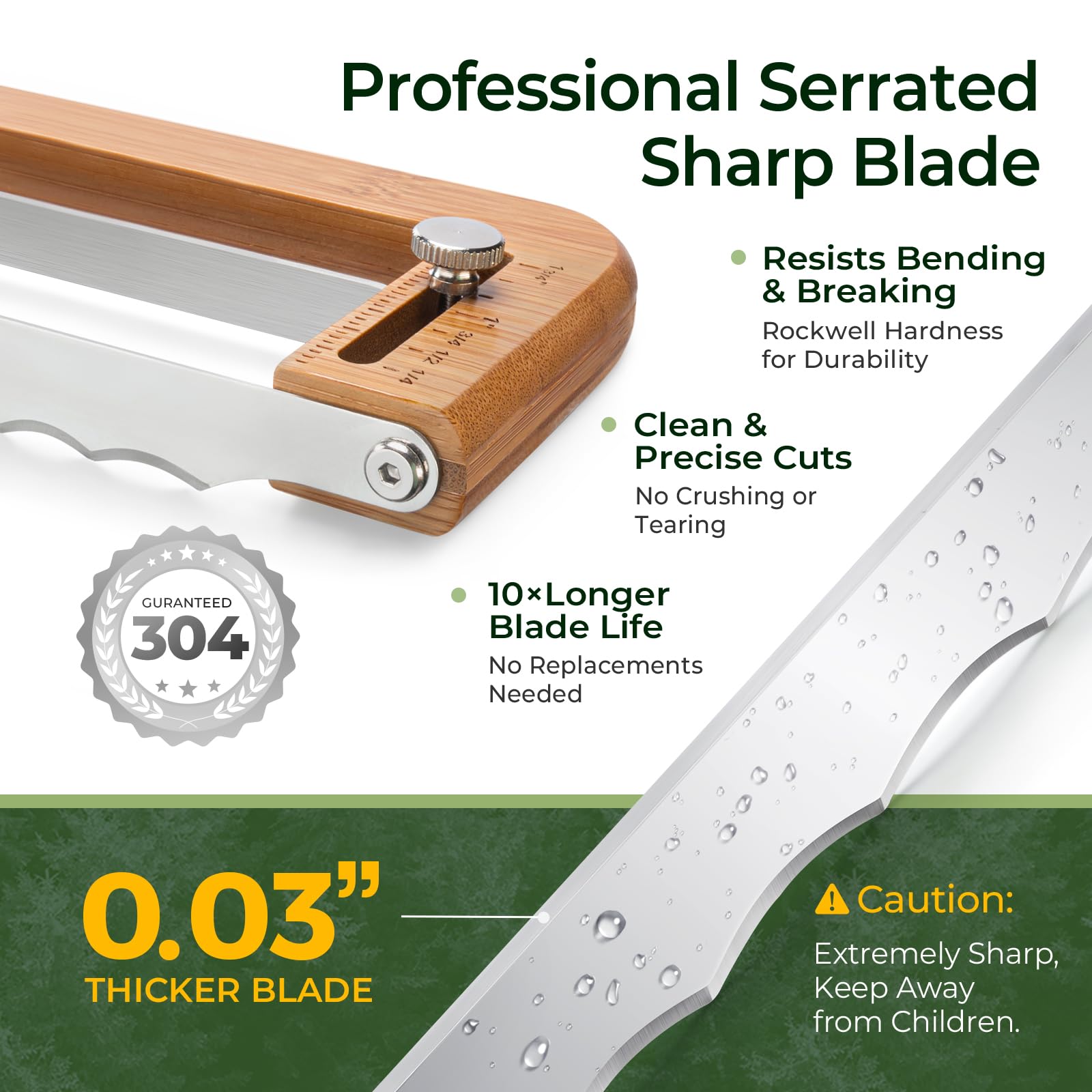 keechee Adjustable Bread Knife for Sourdough and Homemade Loaves image 5