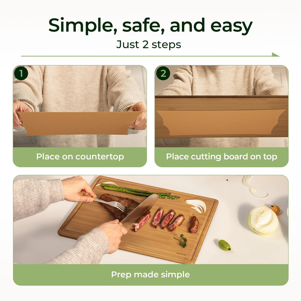Keechee 2Pcs Cutting Board Set with Non-slip Mat image 3