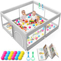Jaobeem Baby Playpen with Mat, 50x50 Inch - Baby Gear