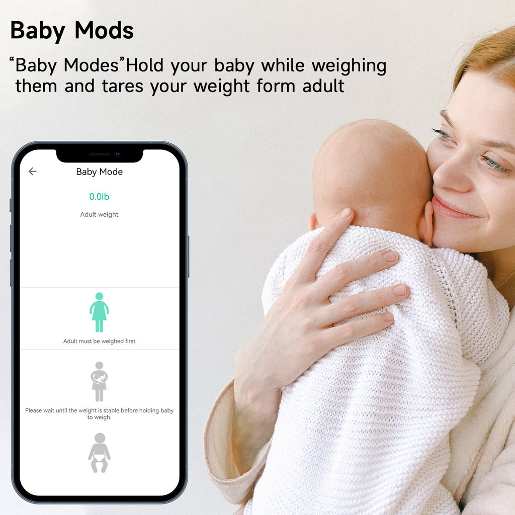 EEBBL Body Fat Scale Most Accurate with Handheld, 20 Precise Full Body Biological Analyzer Bluetooth Scale for Weight, Body Composition Monitor Health Analyzer 400 lbs, Baby/Pet Mode, XXL Large Size image 9