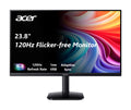 Front view of Acer 23.8-inch FHD 120Hz IPS monitor on stand
