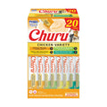 Box of INABA Churu chicken lickable squeeze tubes, 20 tubes, chicken variety