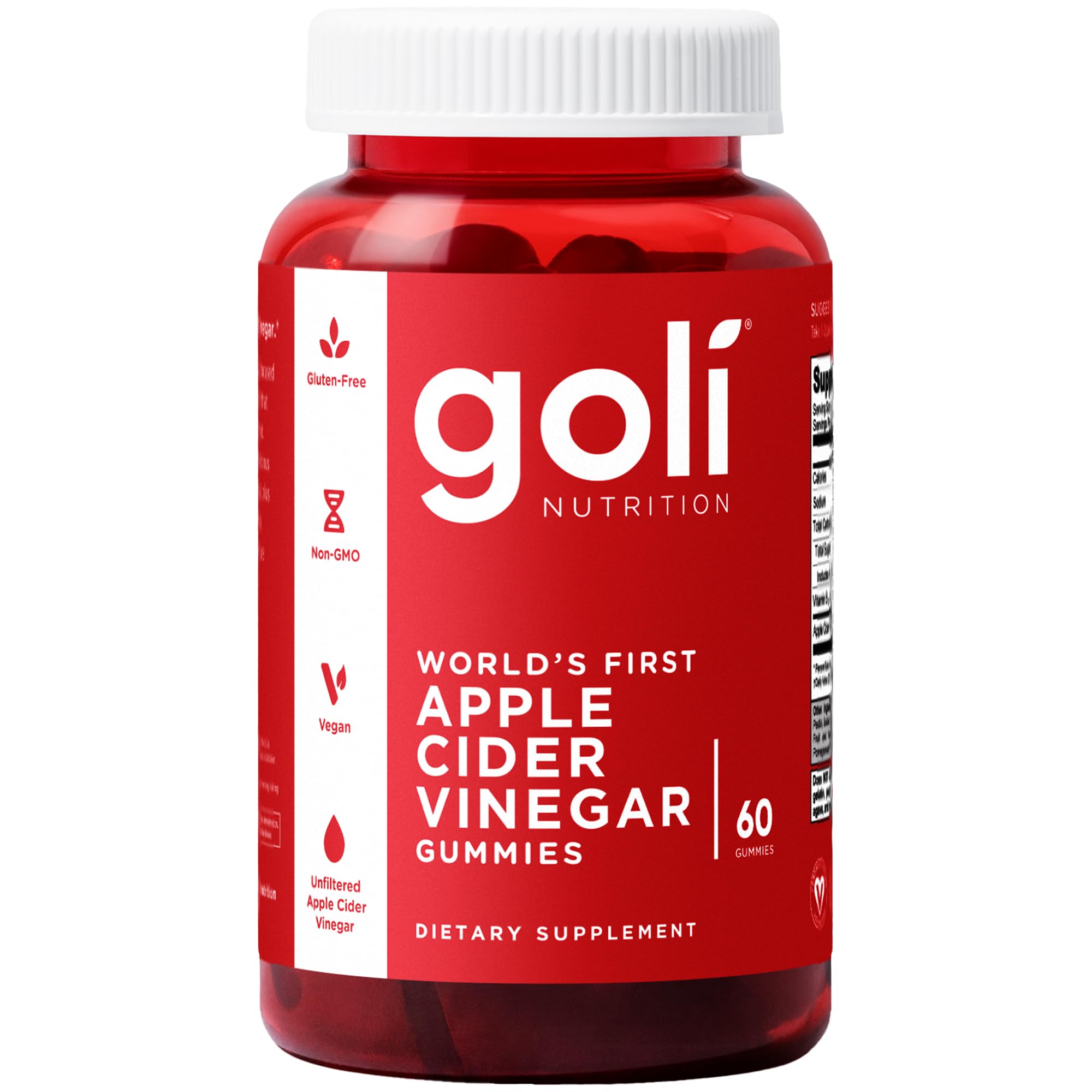 Goli Goli Apple Cider Vinegar Gummies - - Wellness