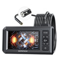 DEPSTECH dual-lens endoscope borescope camera with illuminated probe and 16.5ft cable