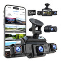 ZMOPO 360 view 4-channel dash cam, front rear left right cameras, included 128GB card