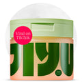 JIYU 100-count toner pads tub showing cotton pads and product label