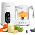 White GROWNSY baby food maker steamer and blender unit