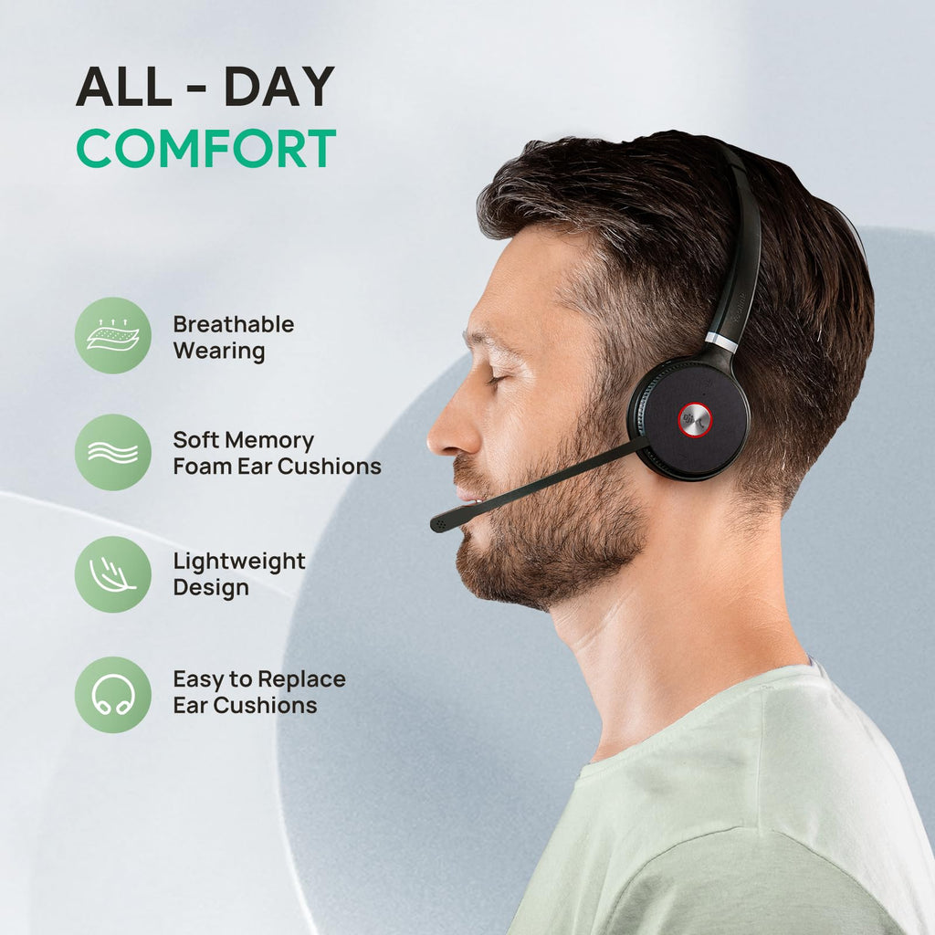 Yealink WH62 Mono Wireless DECT Headset for IP Phone & PC, Teams Certified image 9