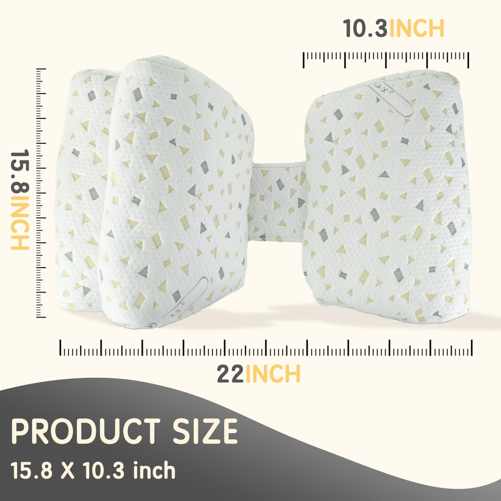 GloTika Pregnancy Pillows for Sleeping, Large Maternity Body Pillow Support for Back, Legs, Belly of Pregnant Women, Detachable and Adjustable, with Large Adjustable Pillow and Cover image 4