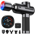 RENPHO Thermacool 2 massage gun showing handle, cooling, heating controls