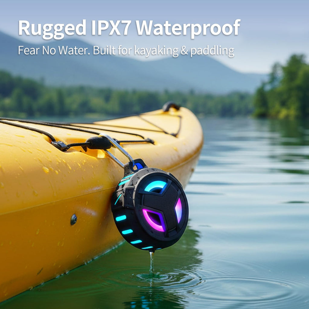 EBODA Bluetooth Shower Waterproof Speaker Portable Gifts for Kayak Teens image 4