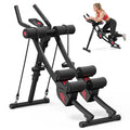 MERACH adjustable ab trainer machine with padded seat and adjustable resistance
