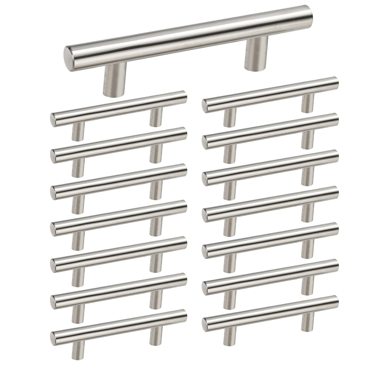 homdiy homdiy 15 Pack Brushed Nickel Cabinet - Cabinet Hardware