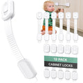 Infinno Infinno Cabinet Locks for Baby Proofing, - Cabinet Hardware
