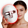 LED Light Therapy Mask for Face, 7 in 1 Wireless Red Light Skincare Face Mask with Near-Infrared Red Light (NIR), Rechargeable Treatment Device for Wrinkles Homeuse, LED Skin Care Facial
