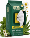 Earth Rated 3-in-1 dog wipes tub, White Tea & Basil scent, 100 count