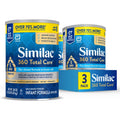 Can of Similac 360 Total Care infant formula powder labeled 5 HMO prebiotics