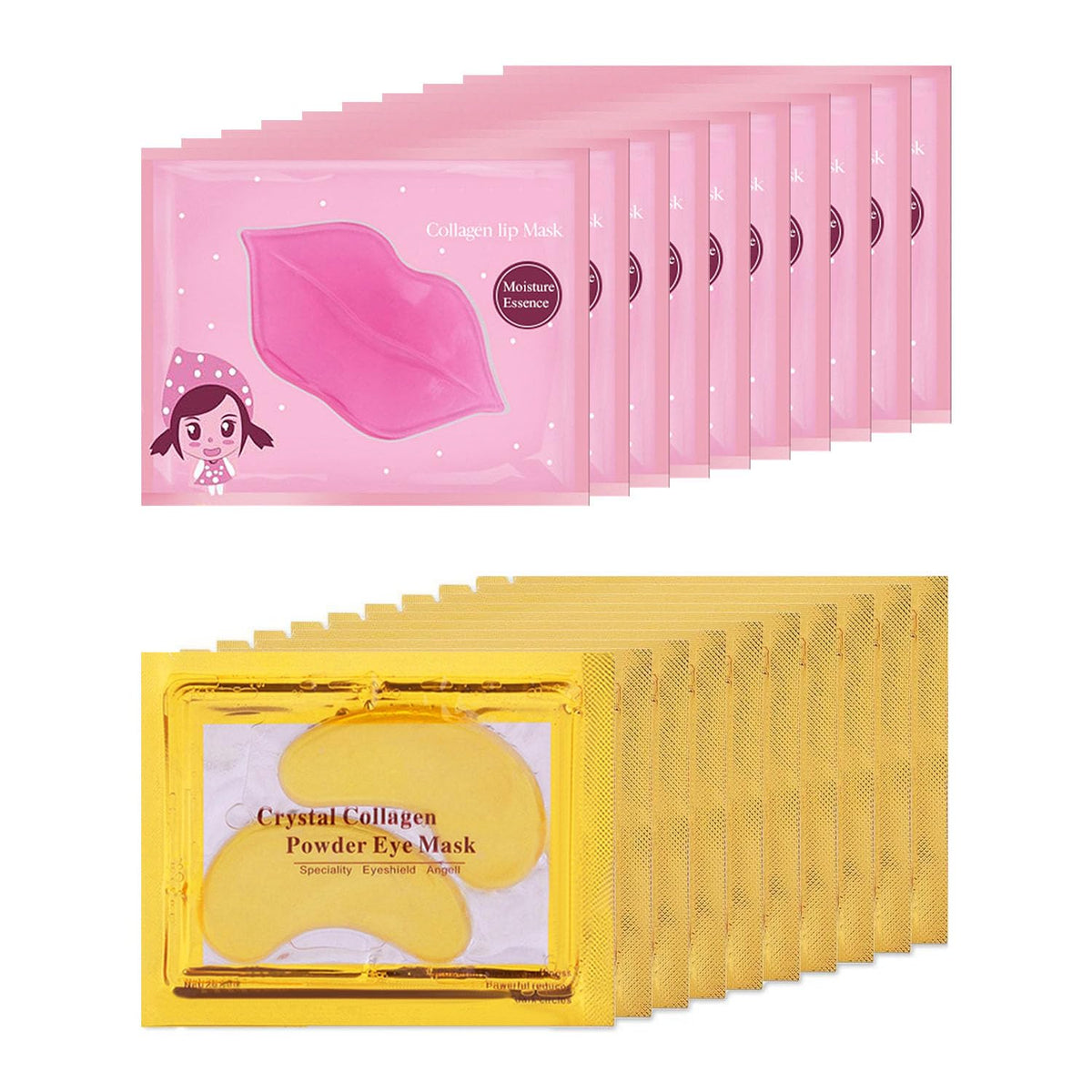 Eakroo 20 Pairs Lip Mask & Eye - Skin Care