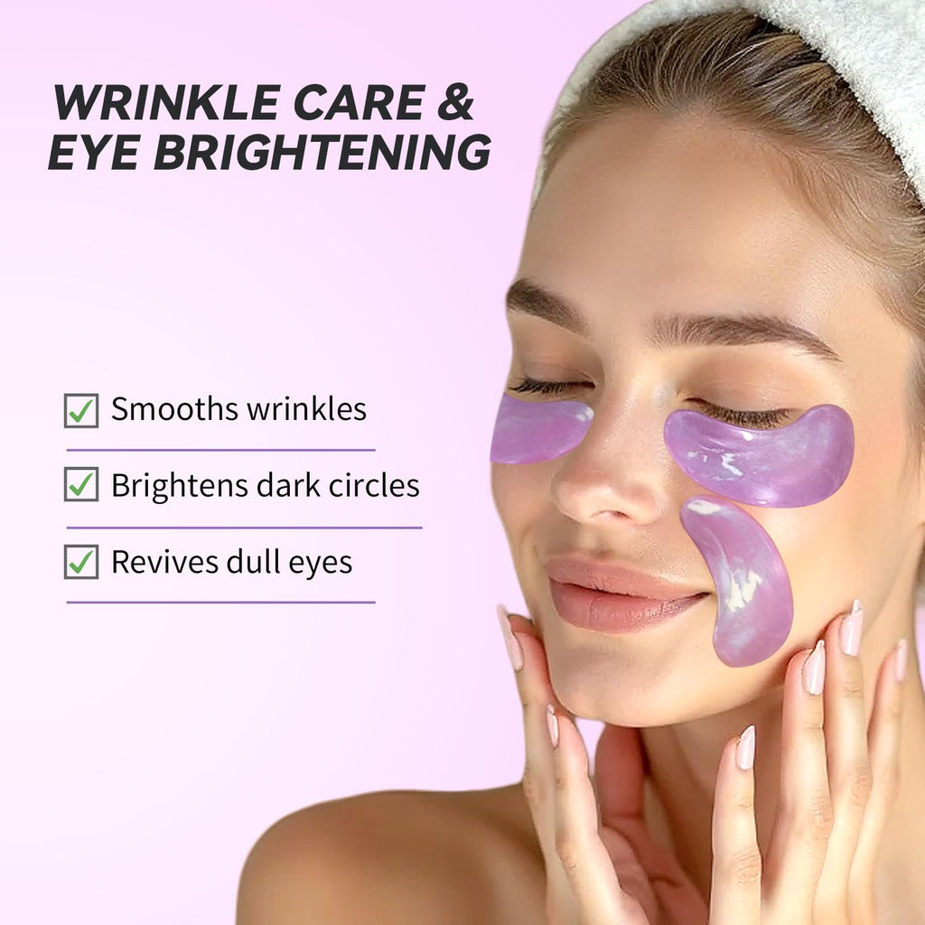 Maskiss Retinol Under Eye Patches (24 Pairs), Lavender Purple Eye Masks for Dark Circles, Puffy Eyes & Wrinkles, Firming Collagen Eye Patches, Vegan Cruelty-Free Skincare Gifts for Women image 6