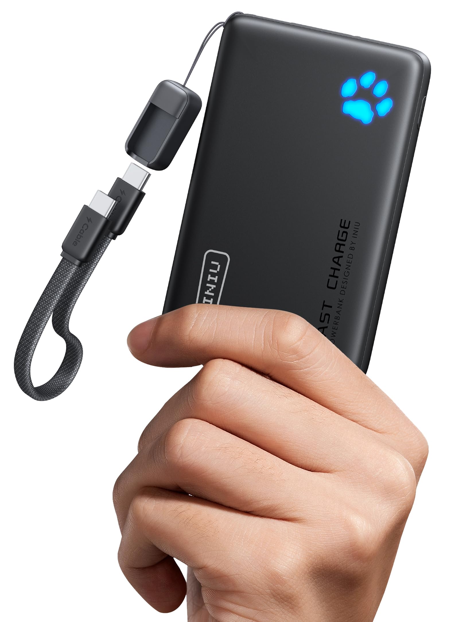 INIU 45W 10000mAh compact portable charger power bank