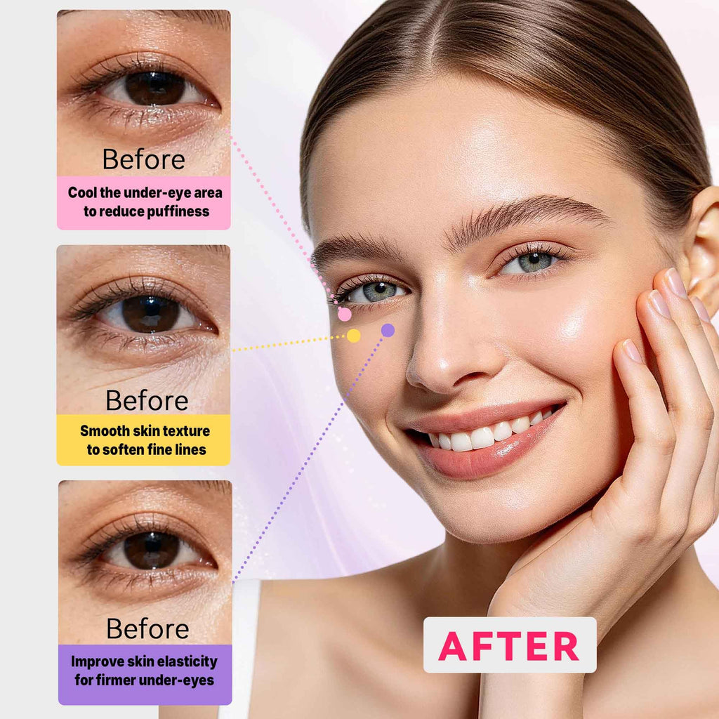 Maskiss PDRN Under Eye Patches (25 Pairs), Tri-Color Eye Gel Pads with Retinol Caffeine, Eye Masks for Dark Circles Puffy Eyes Wrinkles, Collagen Self Care Gifts for Women image 5