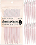 Blush Kitsch dermaplane facial razors in 12-piece retail blister