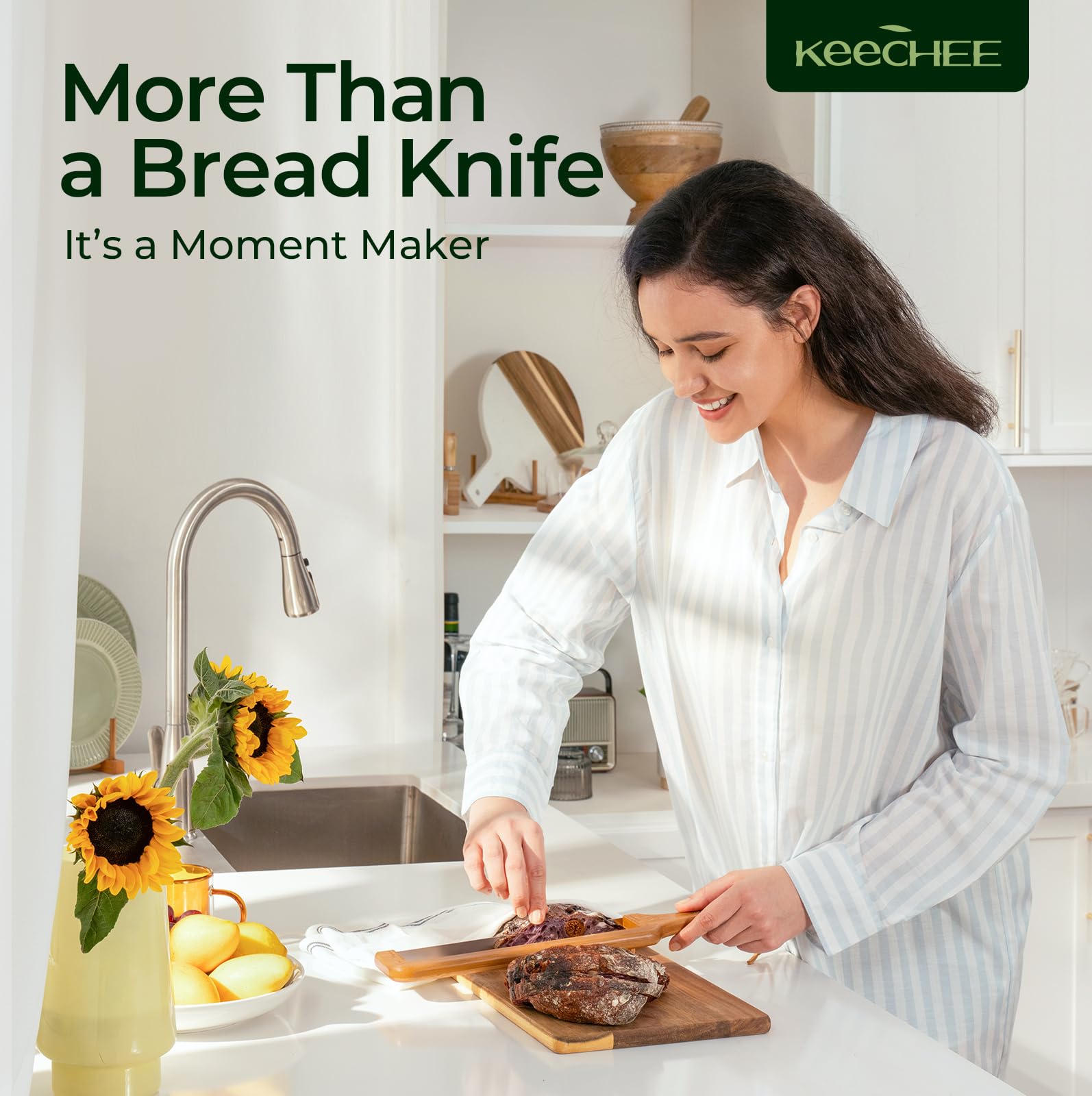 keechee Bread Knife for Sourdough and Homemade Loaves image 9