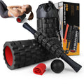 SUBCULTUREPICK 5-in-1 foam rollers showing textured trigger point roller and smooth massage tubes