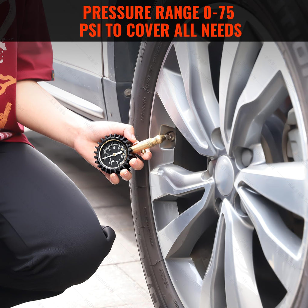 ETENWOLF Tire Pressure Gauge for Cars 0-75 PSI with Large Glow Dial image 4