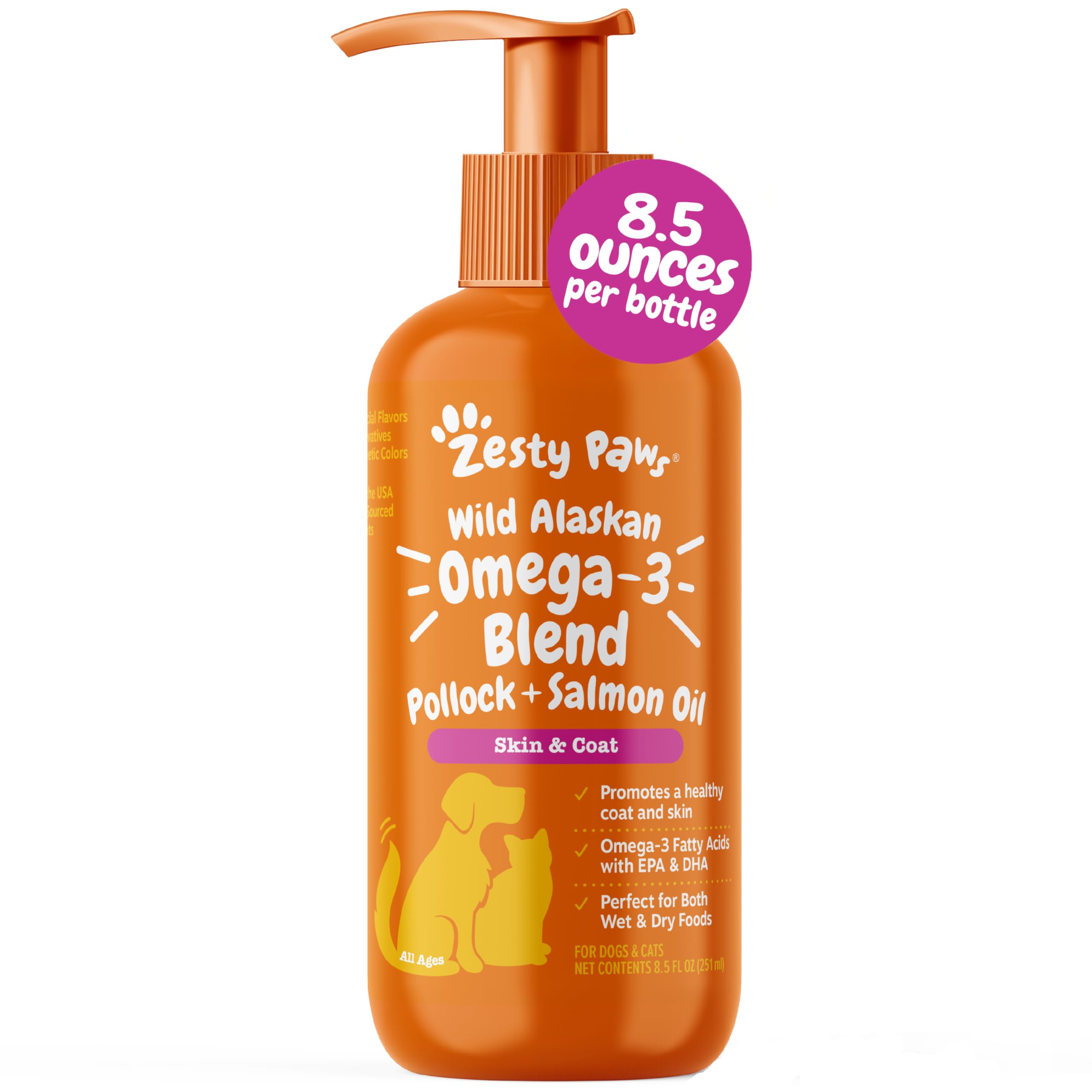 Zesty Paws Zesty Paws Salmon Oil for - Dog Supplies