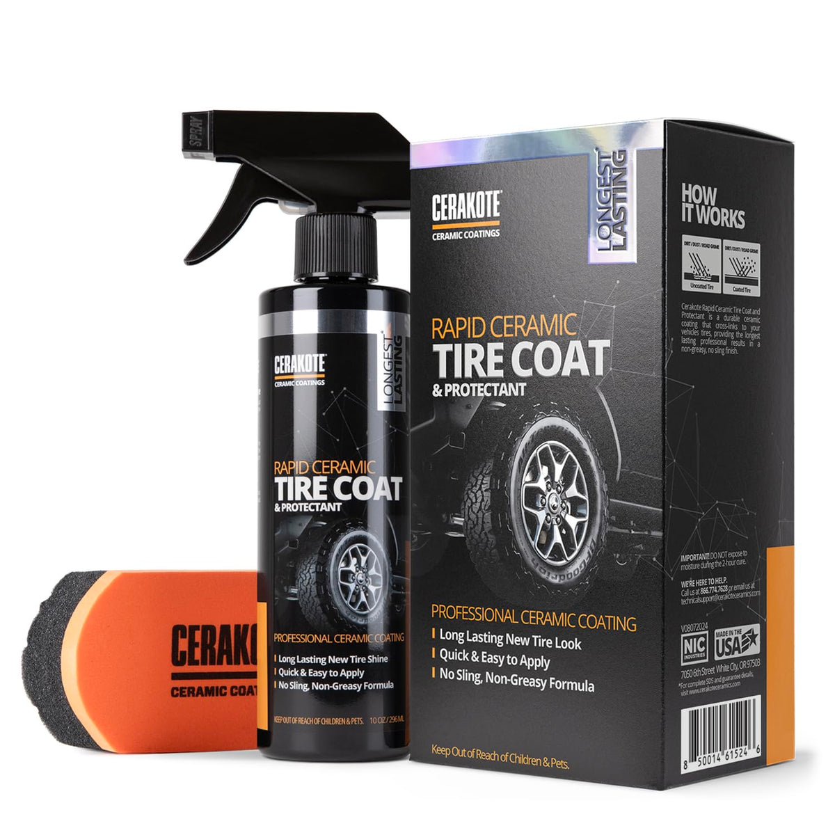 10 oz CERAKOTE Rapid Ceramic Tire Coat bottle