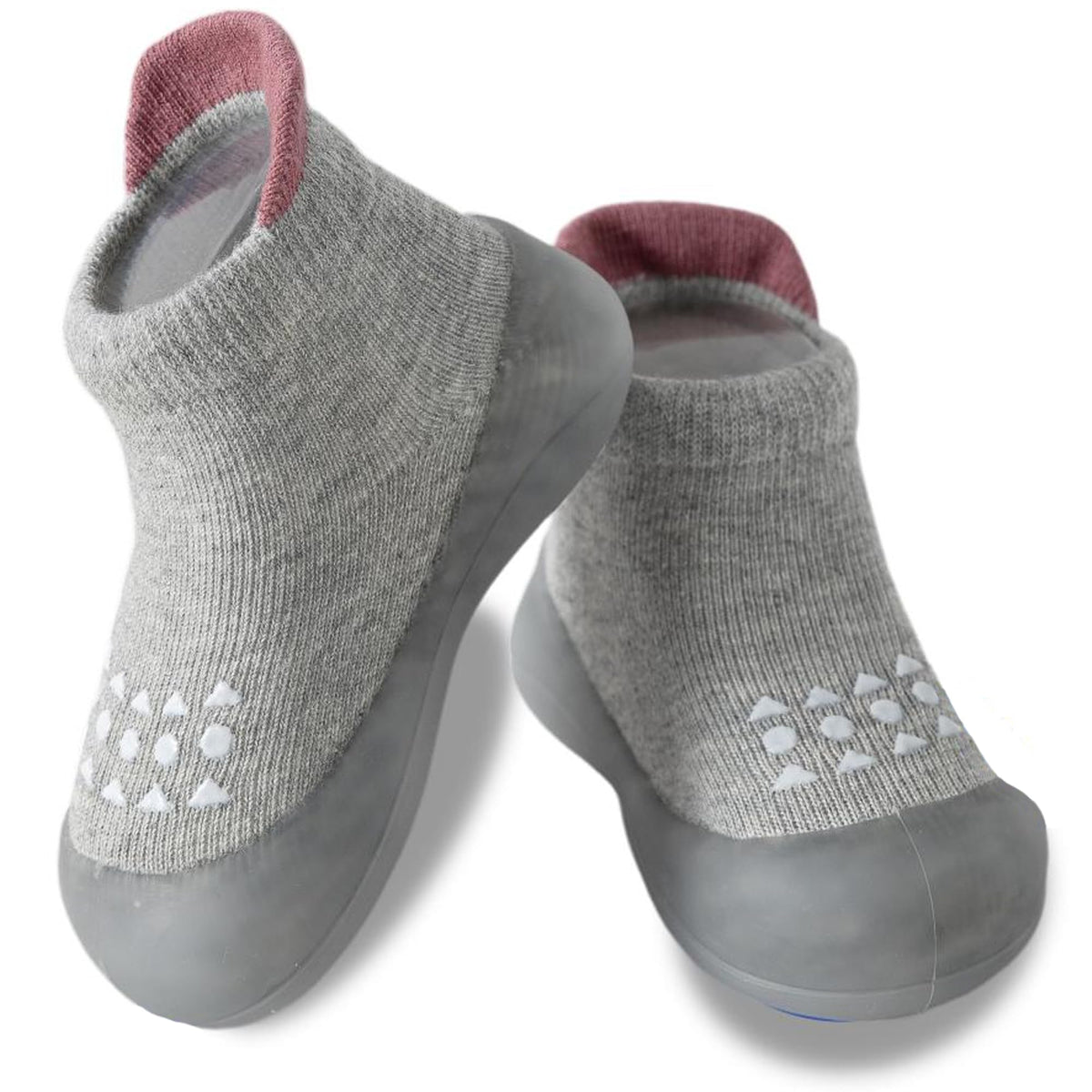Grey Hstyle baby walking sock shoes 12-18 month toddler