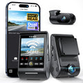 VIOFO A229 Plus front rear dash cam mounted on car windshield