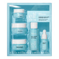 e.l.f. Holy Hydration mini travel kit, cleanser, makeup remover, moisturizer, eye cream