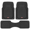 Black Motor Trend deep-dish all-weather car floor mat liner