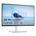 Dell 23.8-inch S2425HSM ash white monitor on adjustable stand front view