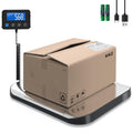 KKZ 440 lb digital postal shipping scale with LCD display and stainless steel platform