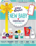 Little Remedies 6-in-1 baby essentials kit with multiple newborn care items in packaging