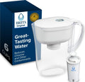 White BRITA 6-cup water filter pitcher, single filter cartridge visible