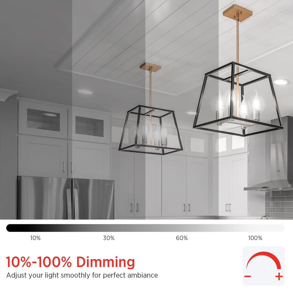 Sengled E12 Candelabra LED Bulbs Dimmable, 60W Equivalent CA10 Chandelier Light Bulbs, 5000K Daylight White Candle Bulbs for Chandeliers, Ceiling Fan, Pendant Light, 6 Pack image 4