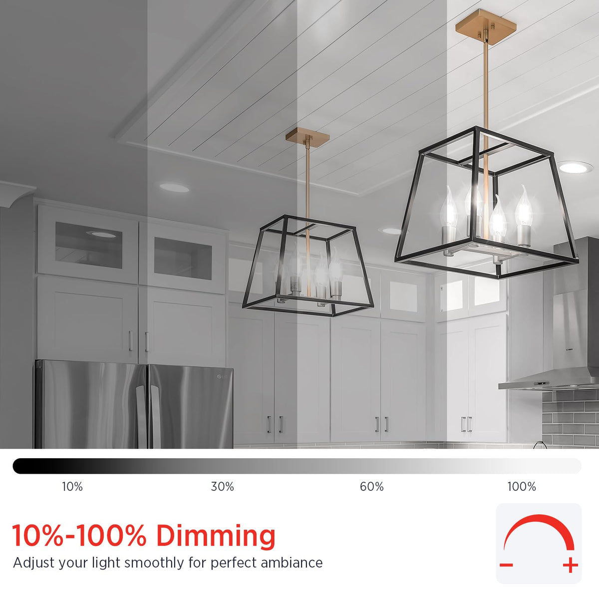 Sengled E12 Candelabra LED Bulbs Dimmable, 60W Equivalent CA10 Chandelier Light Bulbs, 5000K Daylight White Candle Bulbs for Chandeliers, Ceiling Fan, Pendant Light, 6 Pack image 4