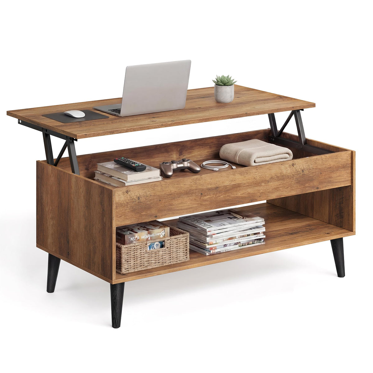VASAGLE VASAGLE Lift Top Coffee Table with - Tables & Desks