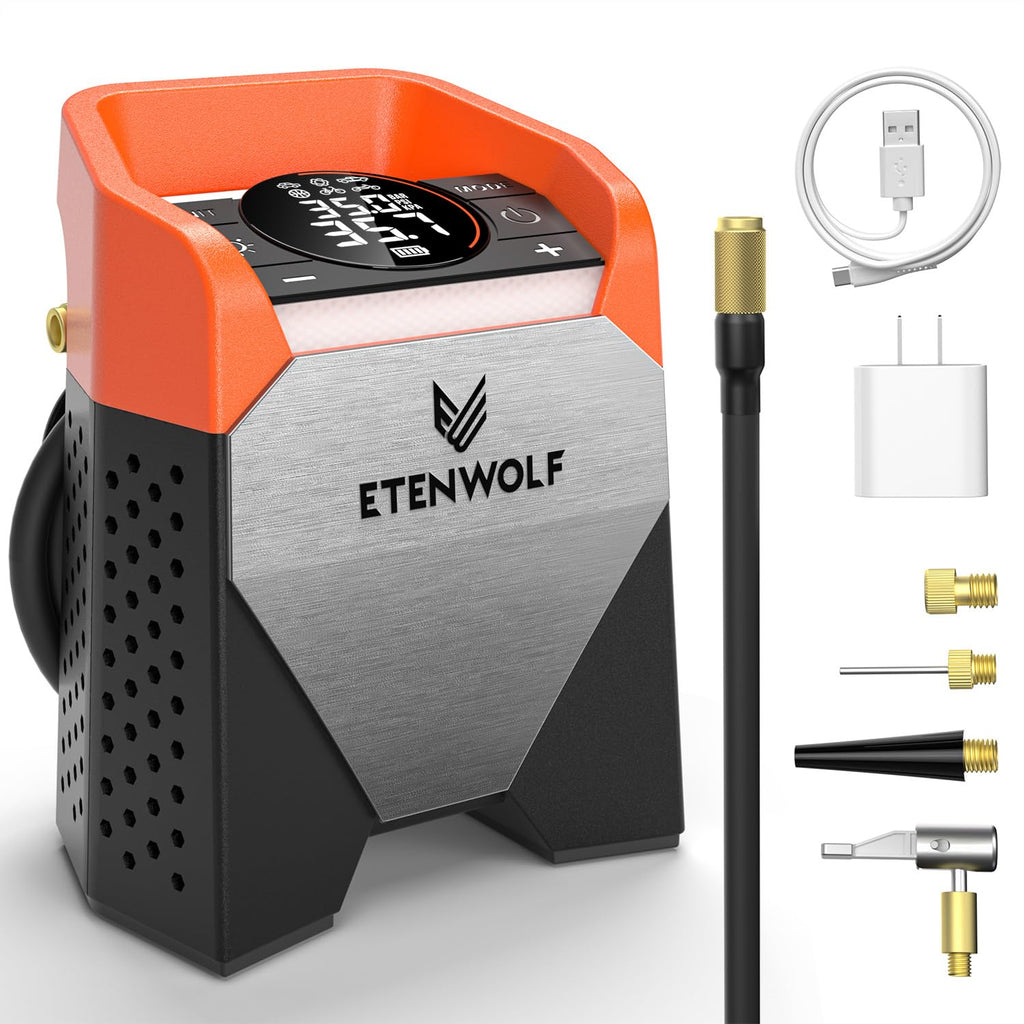 ETENWOLF Zephyr S5 Heavy-Duty Tire Inflator Portable Air Compressor ETENWOLF Zephyr S5 Heavy-Duty Tire Inflator Portable Air Compressor - B0DDXQ5KYB