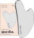 Kitsch silver stainless steel gua sha facial massage tool