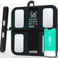 EEBBL Body Fat Scale Most Accurate with Handheld, 20 Precise Full Body Biological Analyzer Bluetooth Scale for Weight, Body Composition Monitor Health Analyzer 400 lbs, Baby/Pet Mode, XXL Large Size