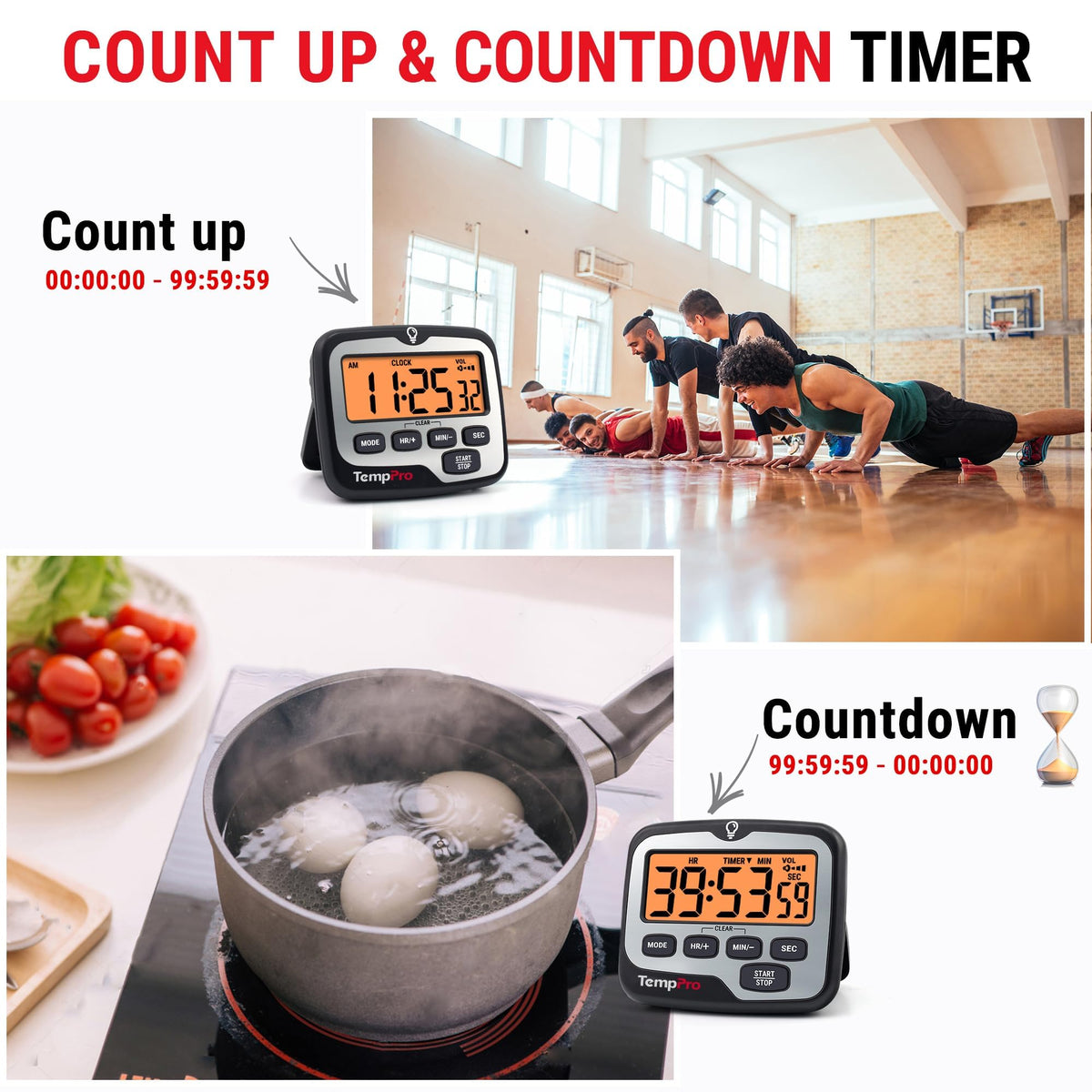 Digital Timer Clock with Alarm image 3
