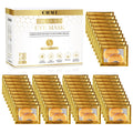 CHMI 24K gold under eye collagen patches on white background